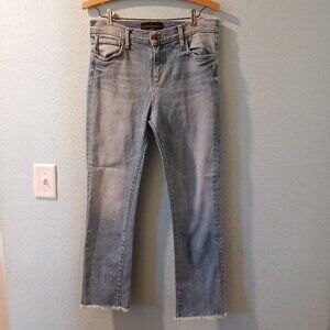 Los Angeles Denim Co. Jeans Size 27 Light Wash Raw Hem Straight Leg